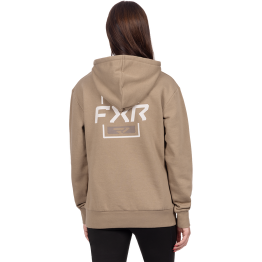 Women's Mitered Cotton Pullover Hoodie 10