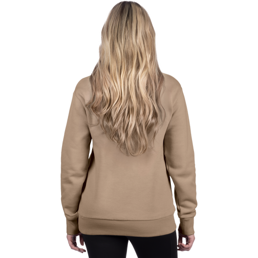 Women's Mitered Cotton Crewneck Sweatshirt 8