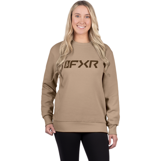 Women's Mitered Cotton Crewneck Sweatshirt 7