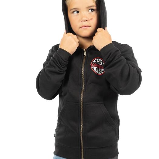 Youth Petrol Hooded Zip-Up 2