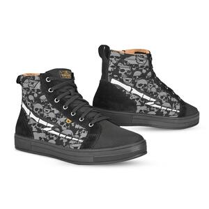 Slayer Canvas Skulls Riding Shoes 6 Thumbnail