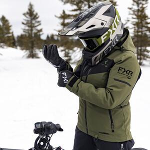 Men's Helium Leather Short Cuff Gloves 4 Thumbnail