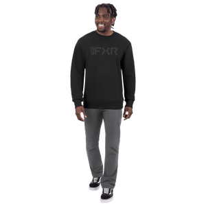 Mitered Cotton Crewneck Sweatshirt 9 Thumbnail