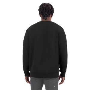 Mitered Cotton Crewneck Sweatshirt 8 Thumbnail
