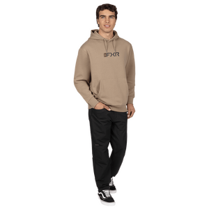 Mitered Cotton Pullover Hoodie 12 Thumbnail