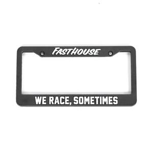 We Race License Plate Frame 2 Thumbnail