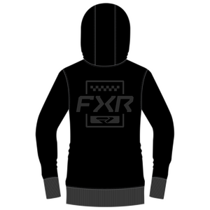 Women's Mitered Cotton Pullover Hoodie 3 Thumbnail