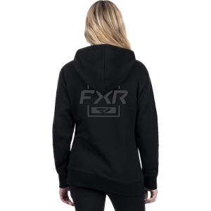 Women's Mitered Cotton Pullover Hoodie 6 Thumbnail
