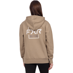 Women's Mitered Cotton Pullover Hoodie 10 Thumbnail