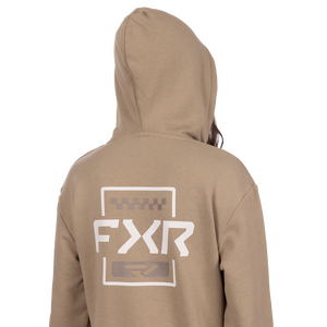 Women's Mitered Cotton Pullover Hoodie 11 Thumbnail