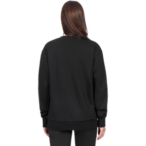 Women's Mitered Cotton Crewneck Sweatshirt 5 Thumbnail