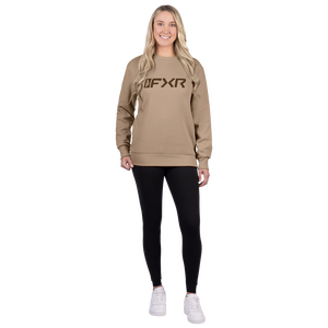 Women's Mitered Cotton Crewneck Sweatshirt 9 Thumbnail
