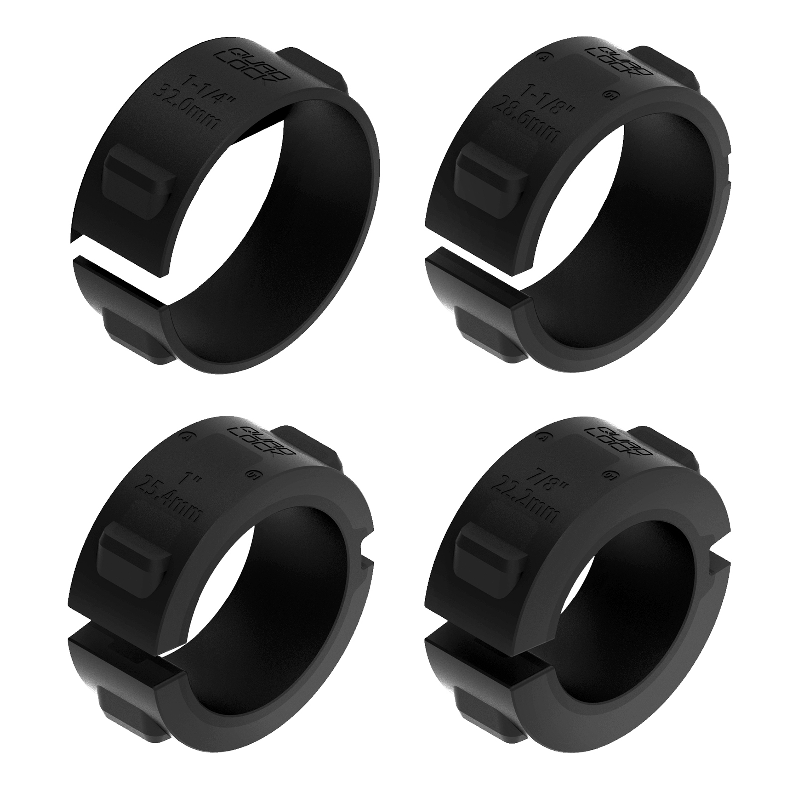Quad Lock Replacement Bar Spacers - Motorcycle Handlebar Mount Pro