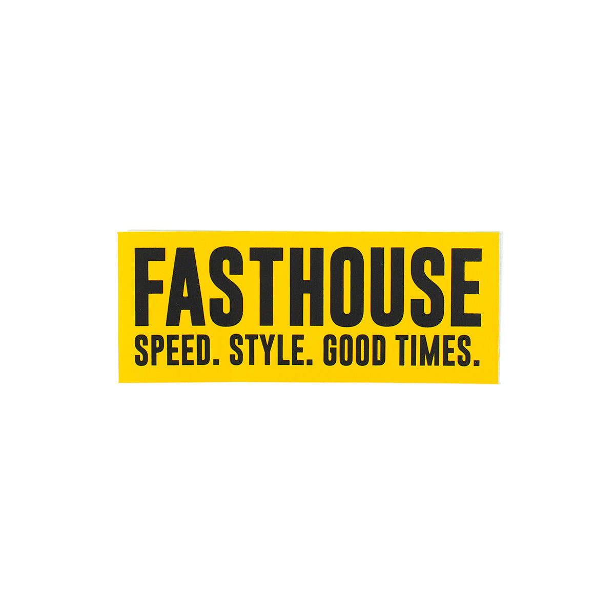 FastHouse Yellow Good Times Sticker