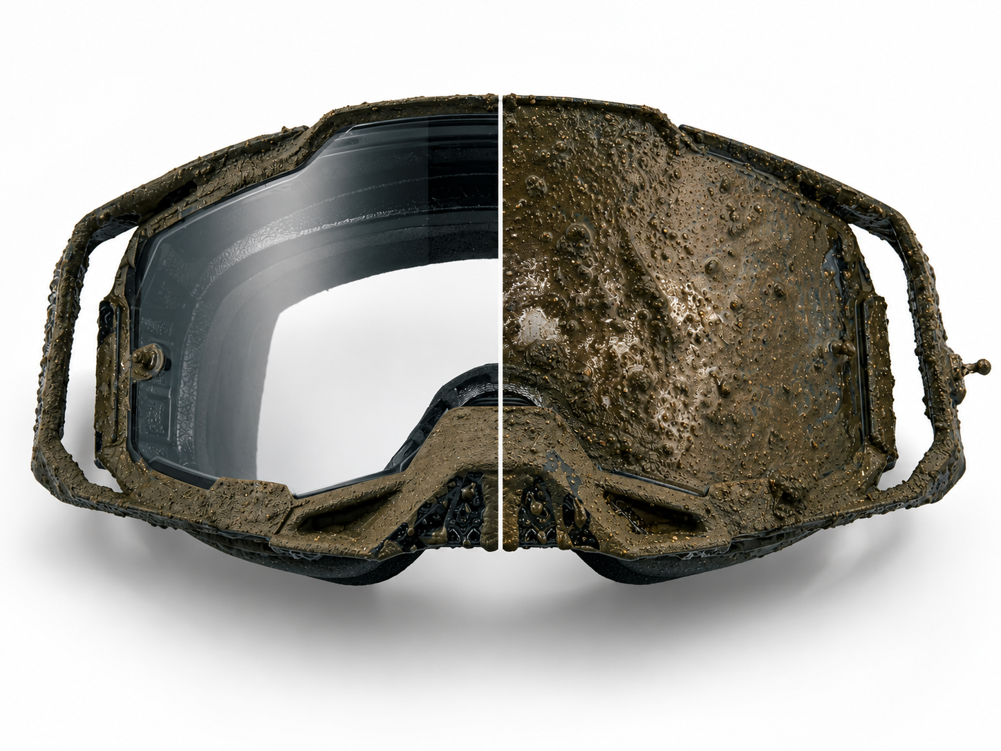 Ultra Hydro+ lens and standard lens mud performance comparison