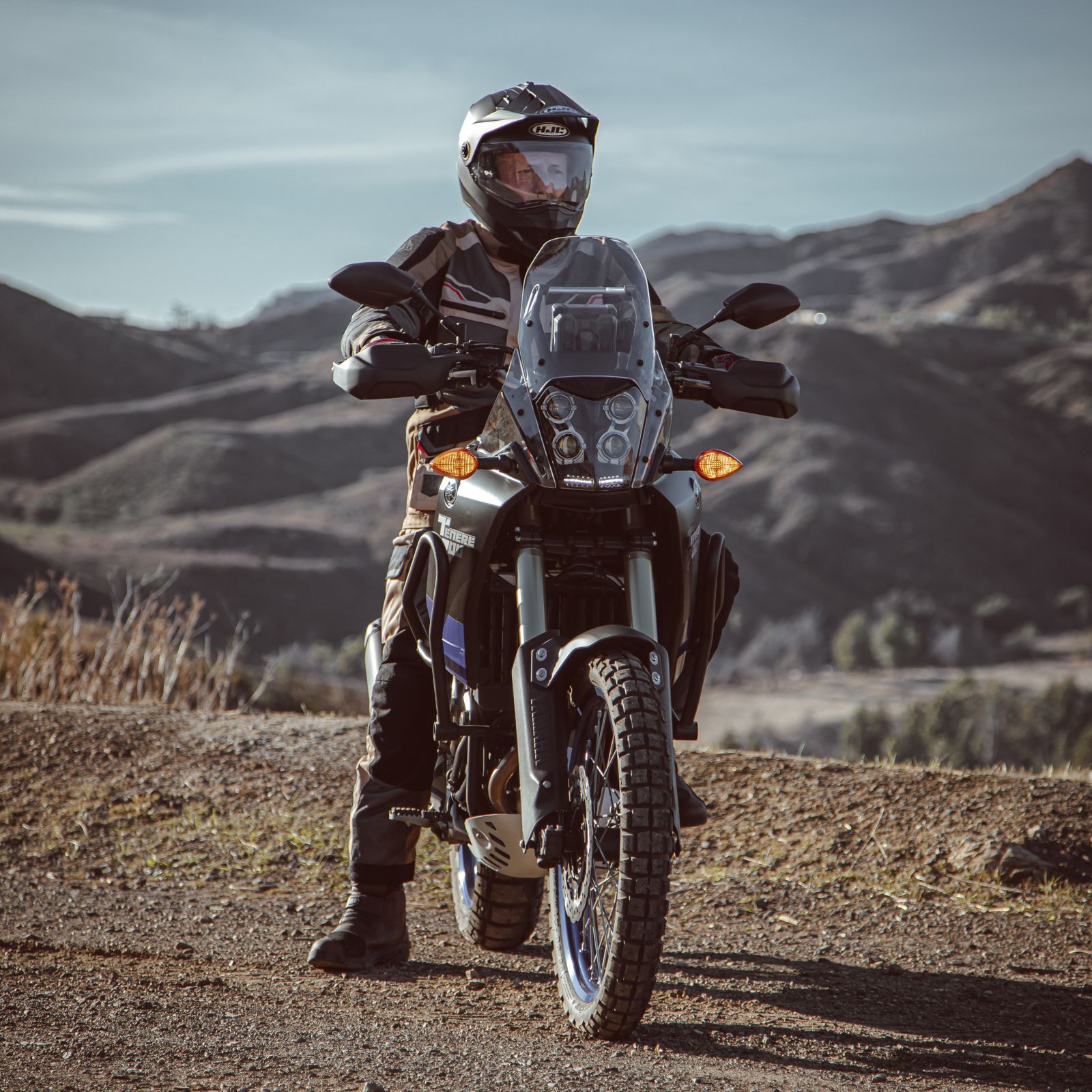 Tourmaster rider traveling on an open road