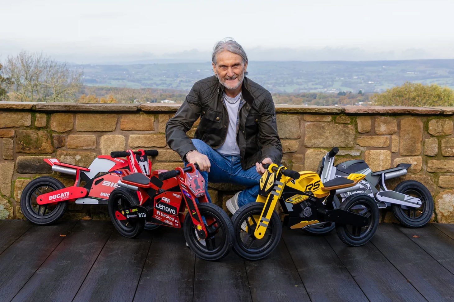 Carl Fogarty Kiddimoto ambassador