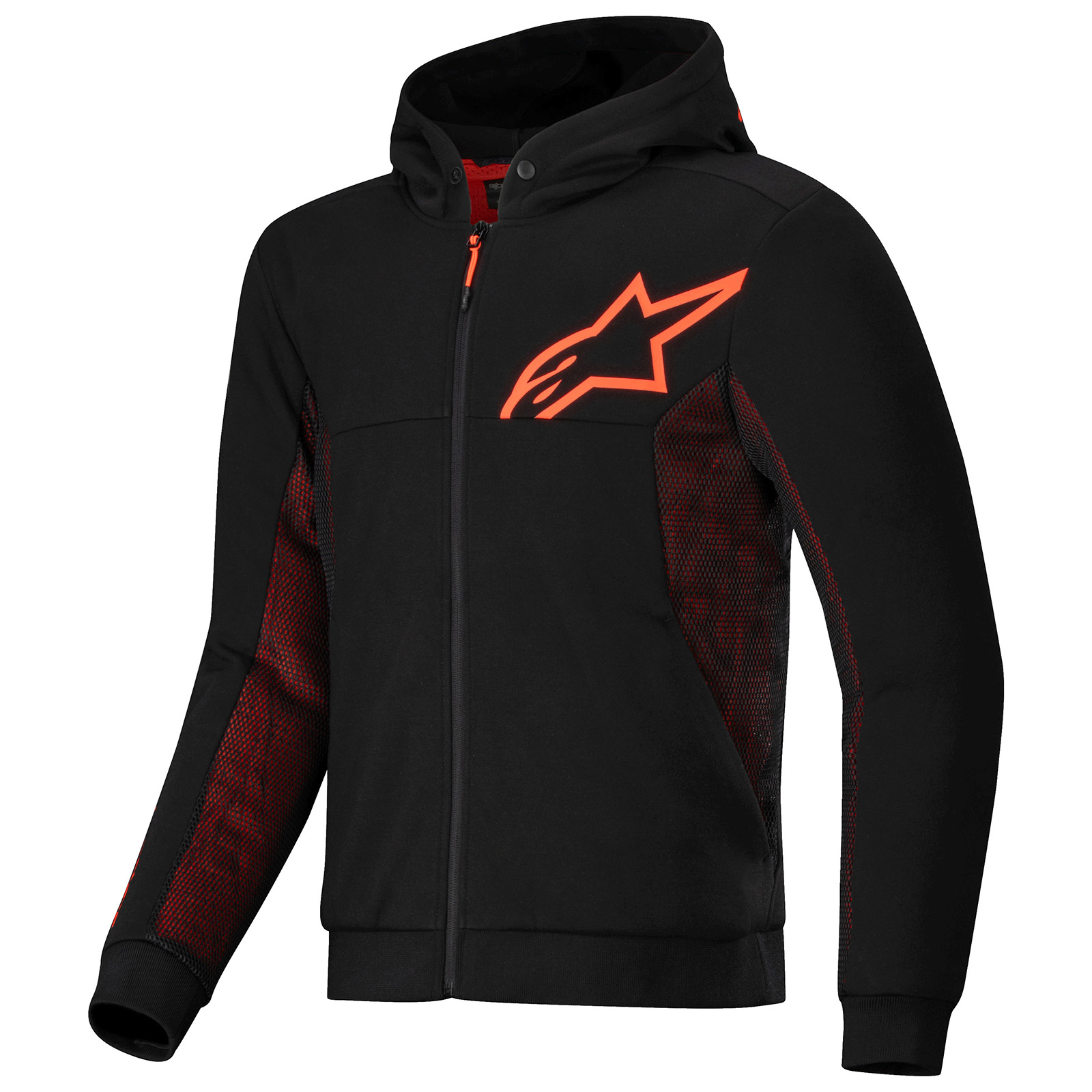 ALPINESTARS CHROME AIR SPRT HD BK/RD S