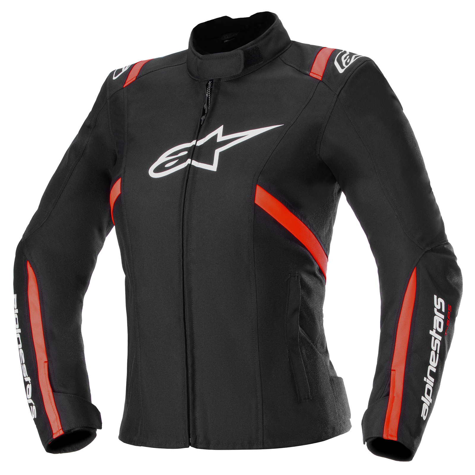 Alpinestars Stella T-SPS V2 WP Jacket Black/White/Red Fluo Large (4088-0591-76)