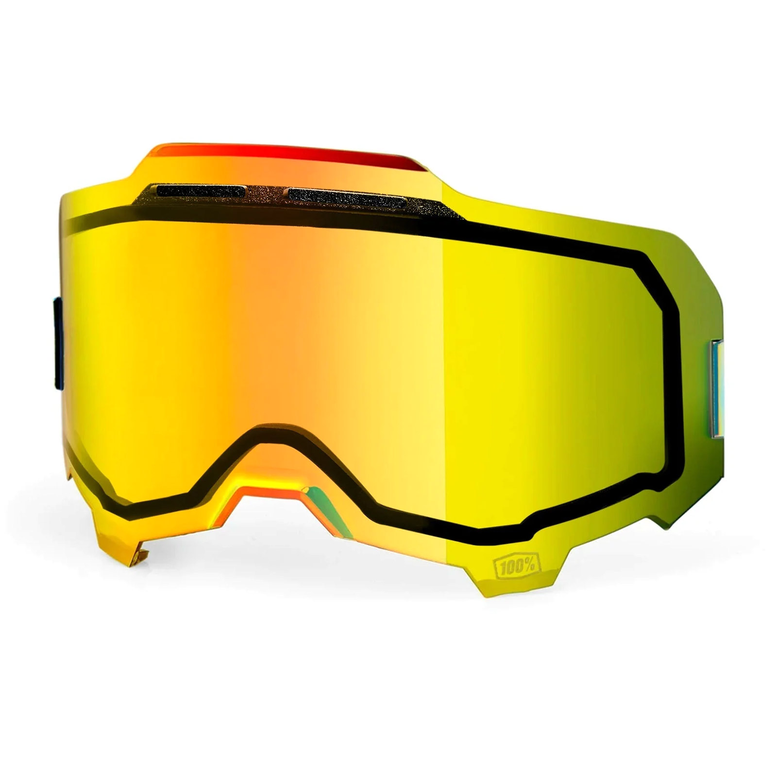 100% Armega / ARmatic Replacement Dual Pane Vented Lens - Mirrored
