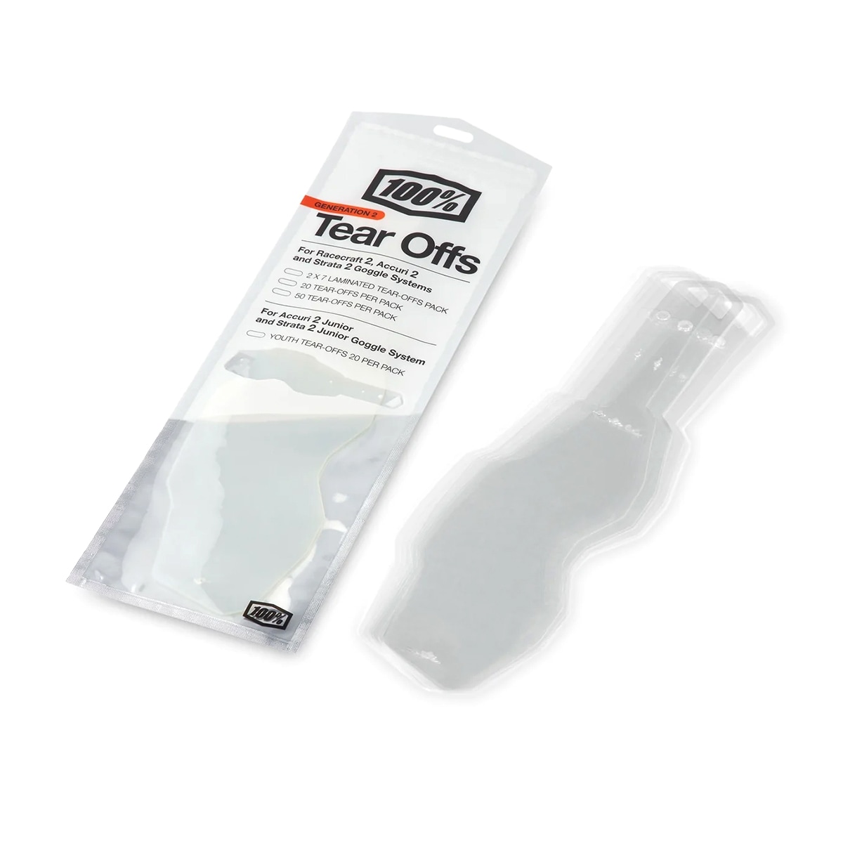 100% Standard Tear-Offs