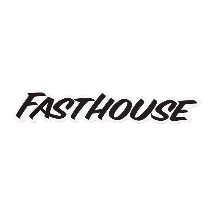 FastHouse White Logo Sticker