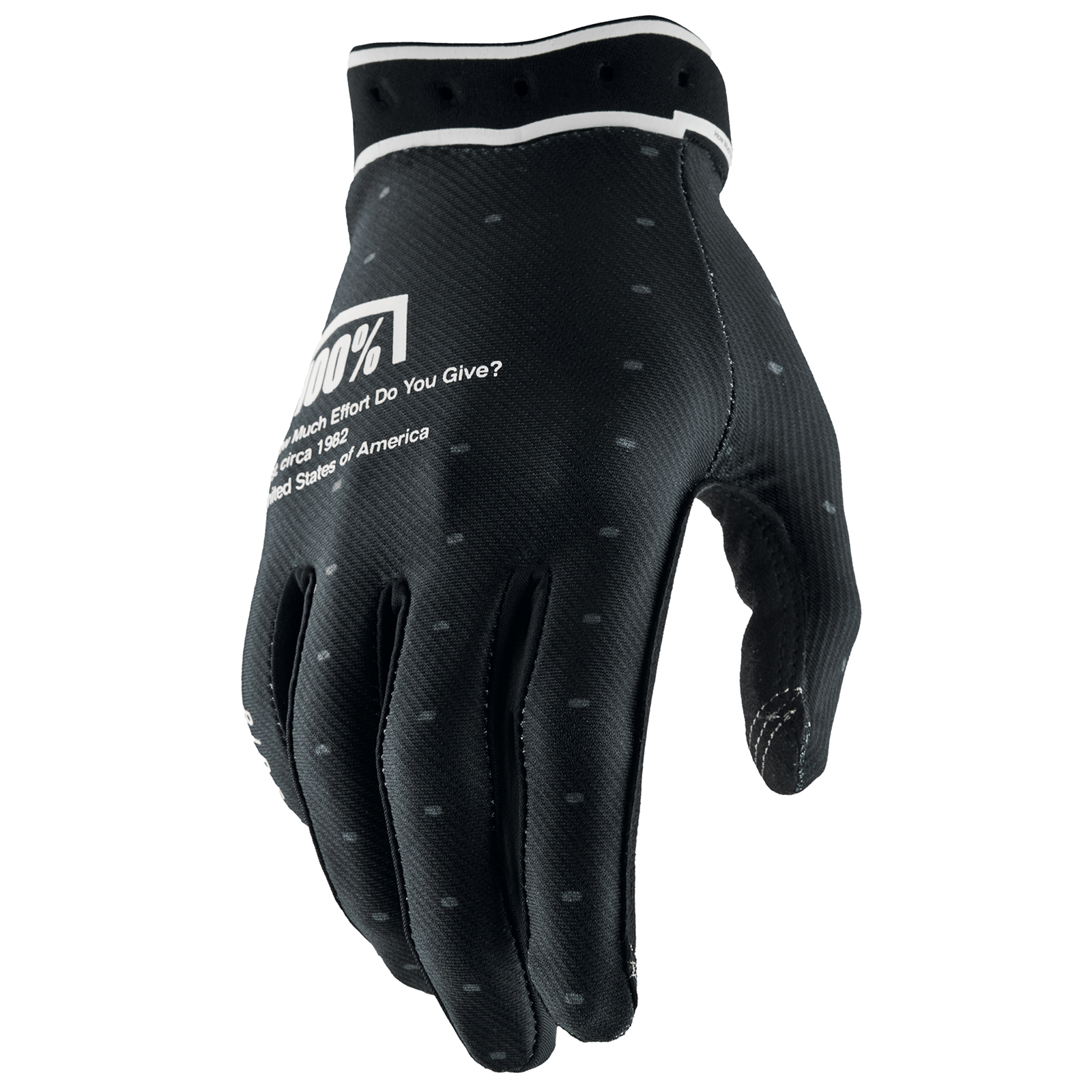100% RIDEFIT 2 GLOVE BLACK L