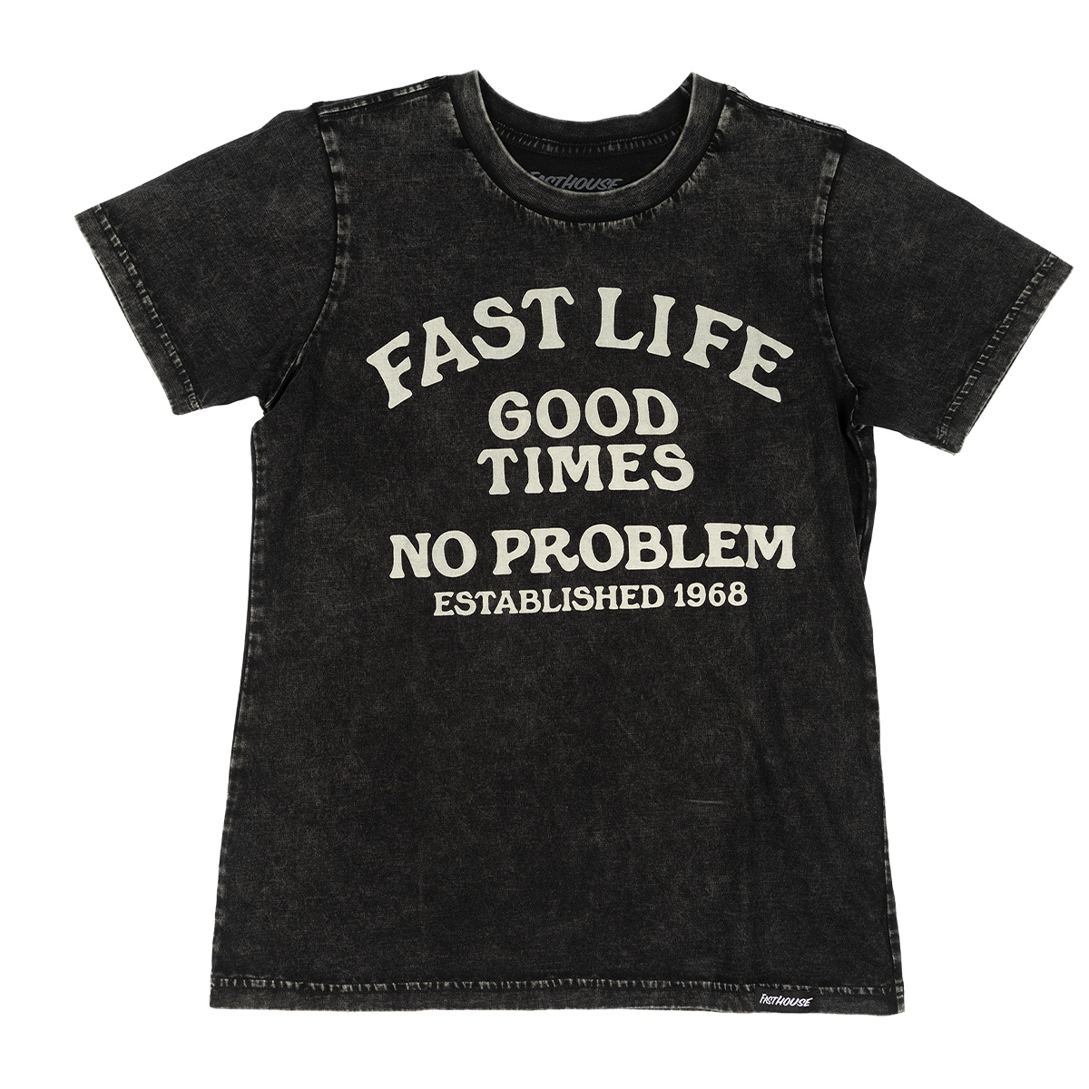 FastHouse WM NO PROBLEM TEE BLKACID 