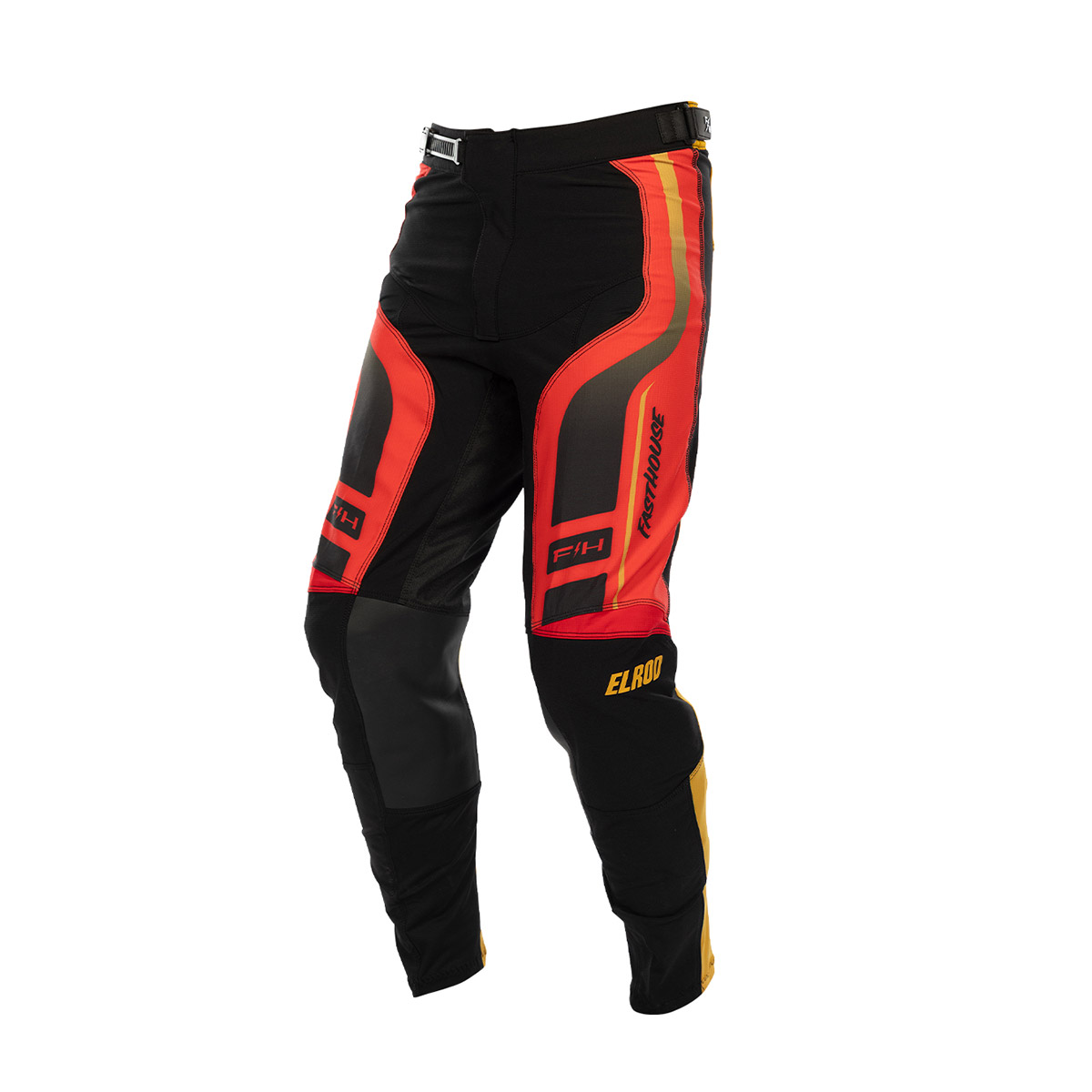 FastHouse YT ELROD REACT PANT RD/BK 